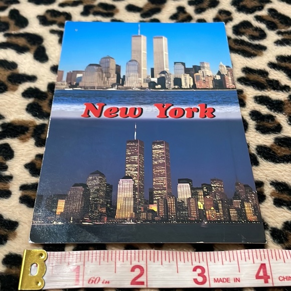2001 NEW YORK CITY World Trade Center Towers Postcard Letter 2001 Manhattan NYC - Picture 15 of 16